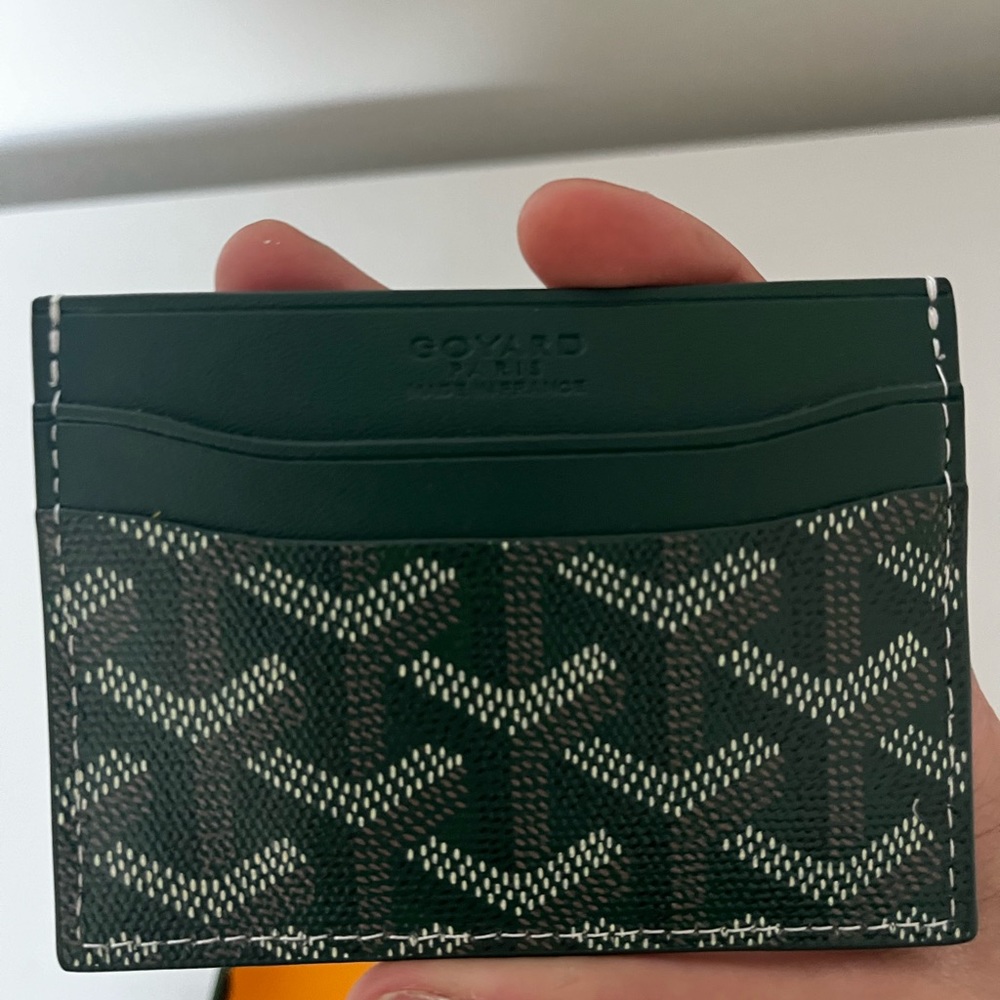 - Green Goyard Cardholder